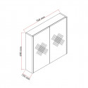 Armoire de toilette Liana 60 cm