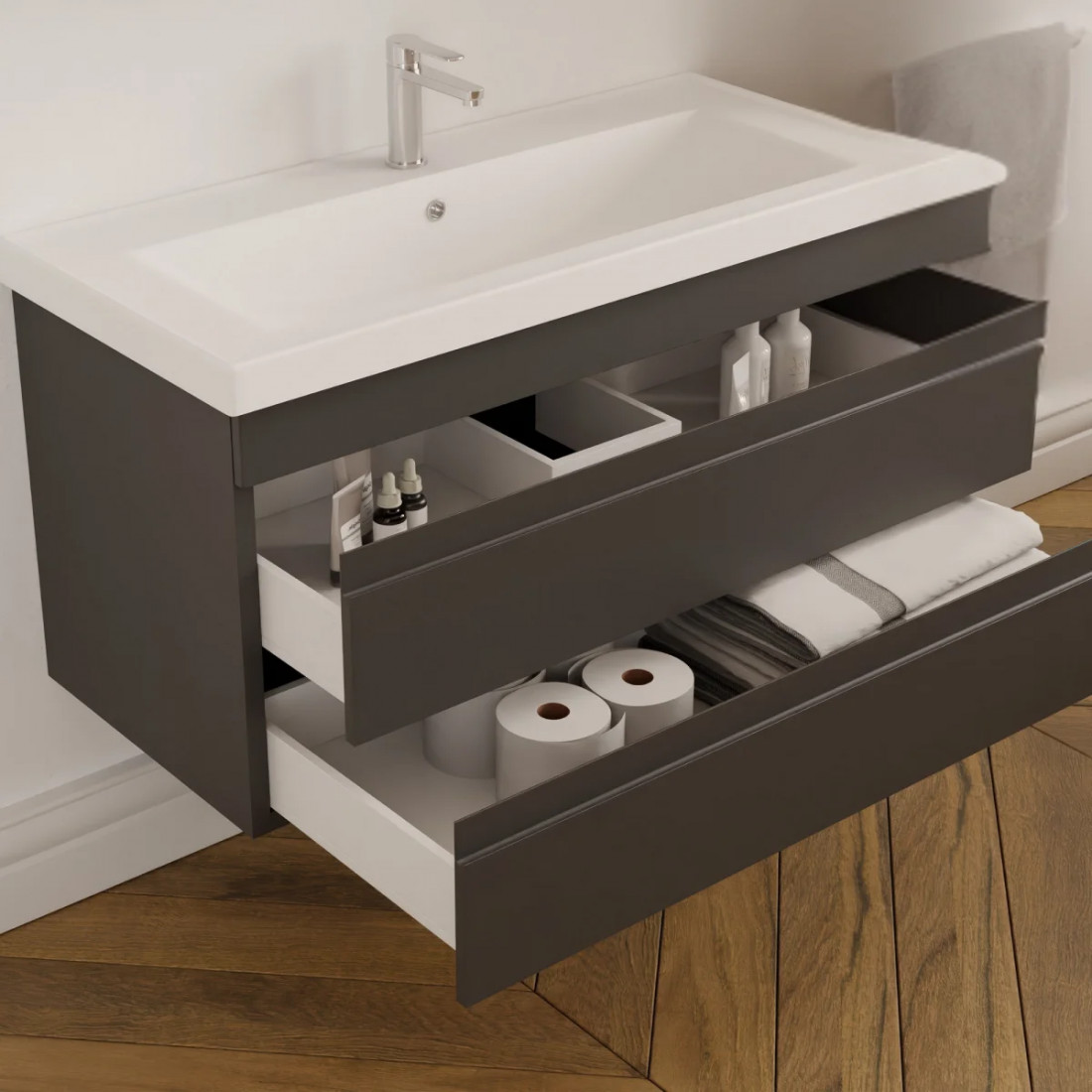 Meuble sous-vasque Lara 100 cm